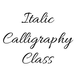 Italic Calligraphy Class